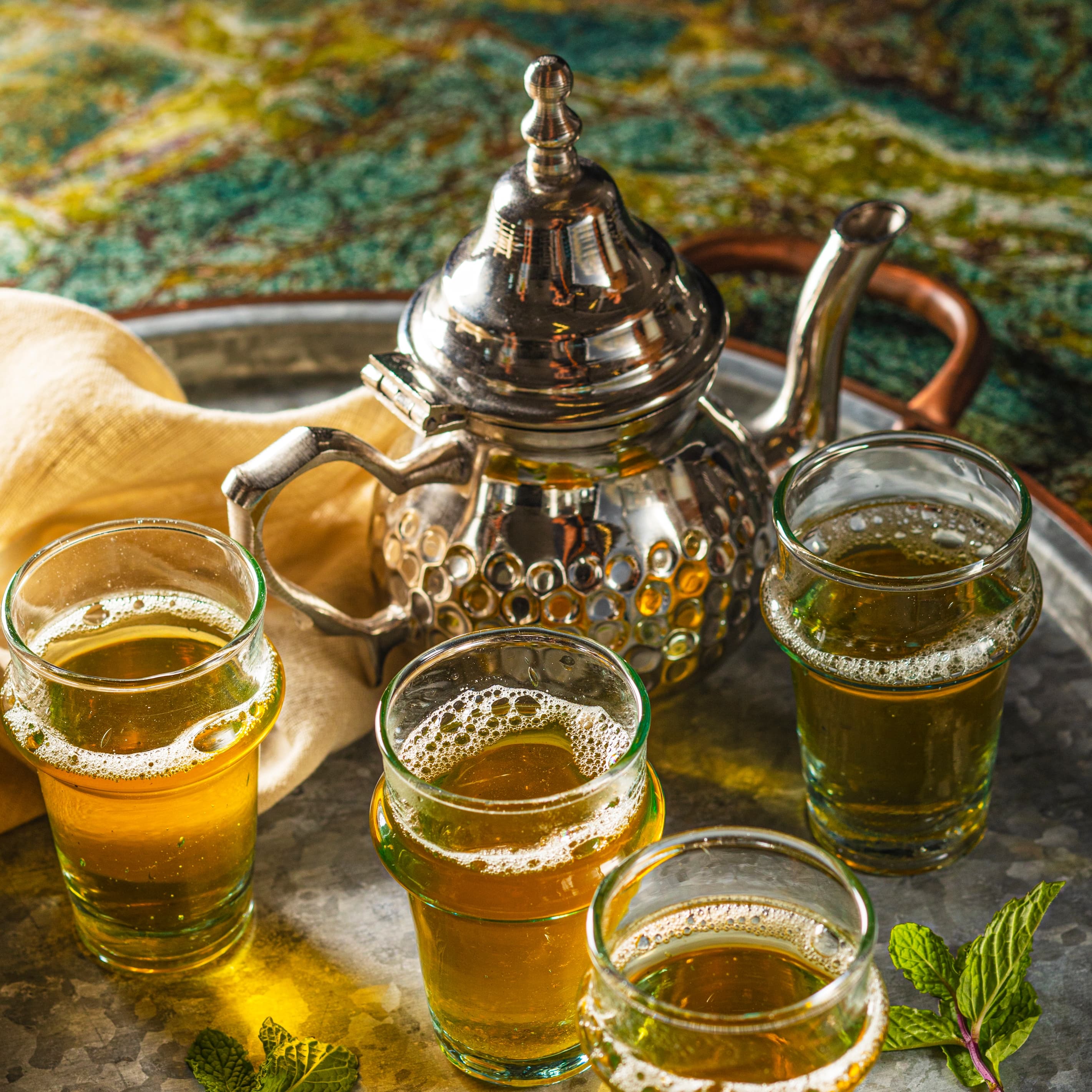 Moroccan mint tea