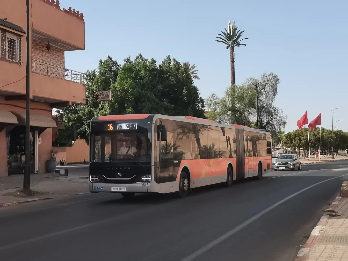 City bus in Marrakech